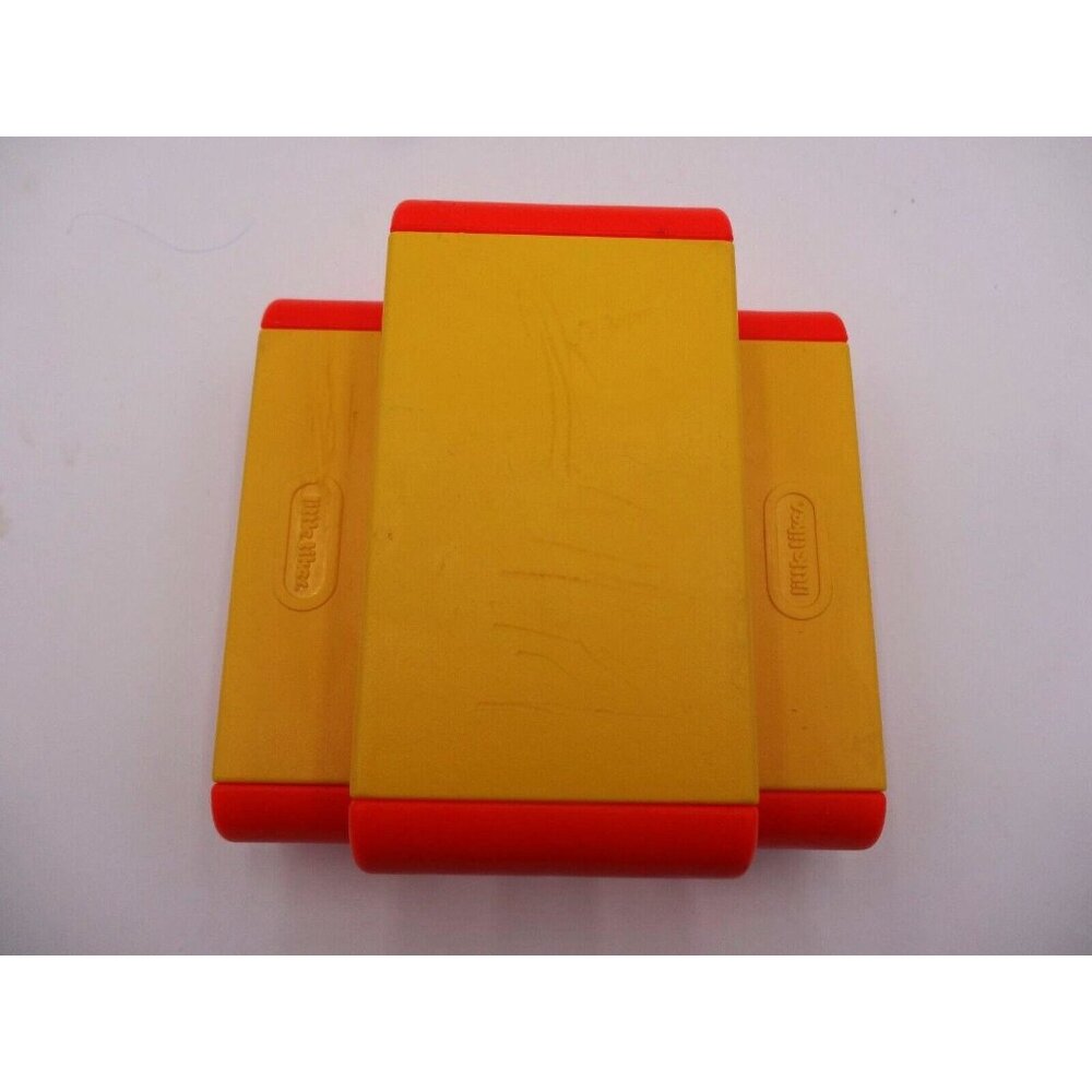 Little Tikes‎ Picnic Table Dollhouse Furniture Orange & Yellow Vintage